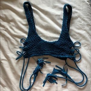 SOLD Acacia Swimwear Crochet Hunter Bikini Top